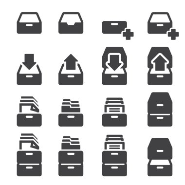 carbinet Icon set
