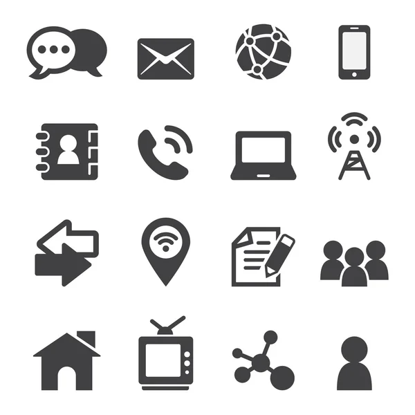 Contacto Icon — Vector de stock