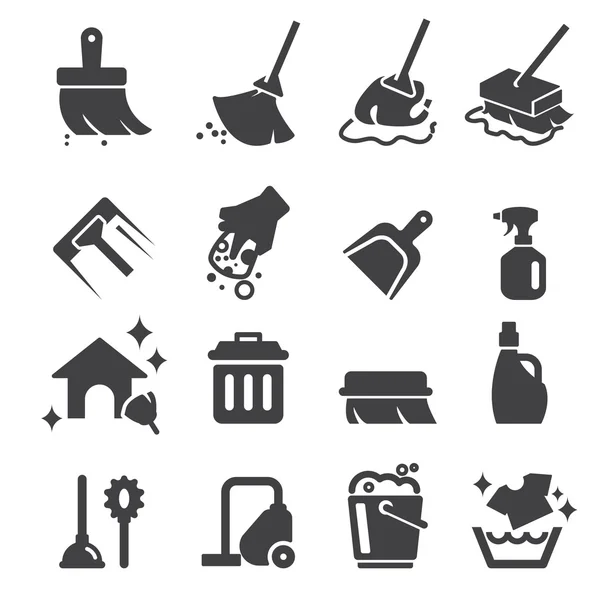 Icono de limpieza — Vector de stock