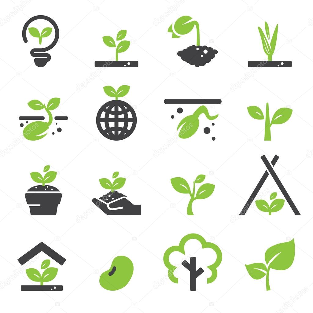 sprout icon set