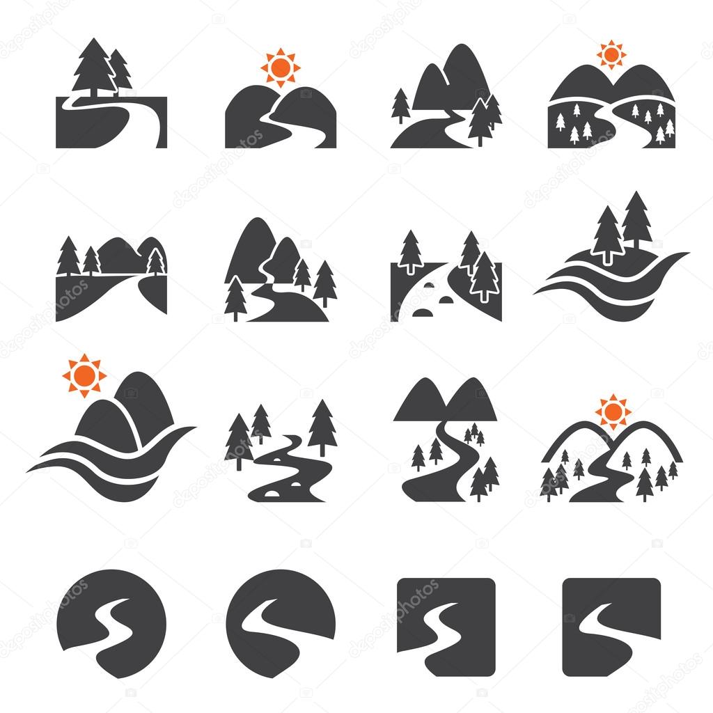 River icon set