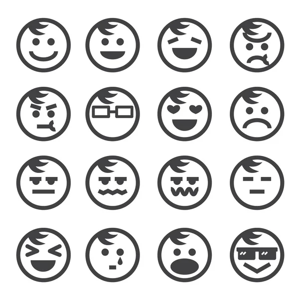 Icono de emoción humana — Vector de stock