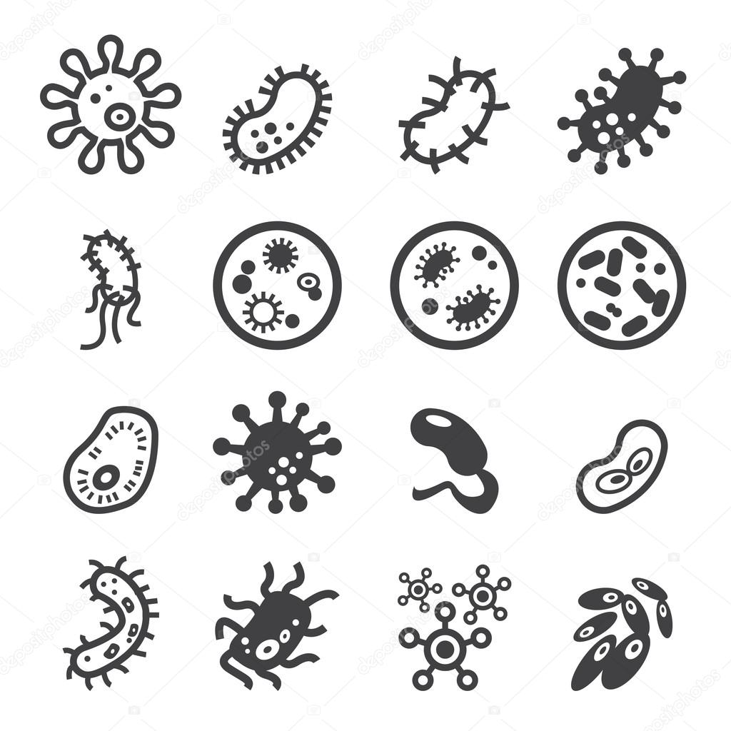 Microbio imágenes de stock de arte vectorial | Depositphotos