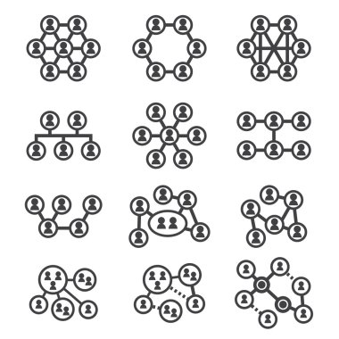  sosyal ağ simgesini