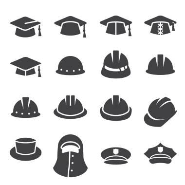 şapka Icon set