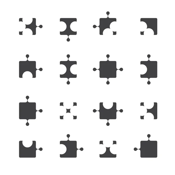 Jigsaw icon.vector tasarım — Stok Vektör