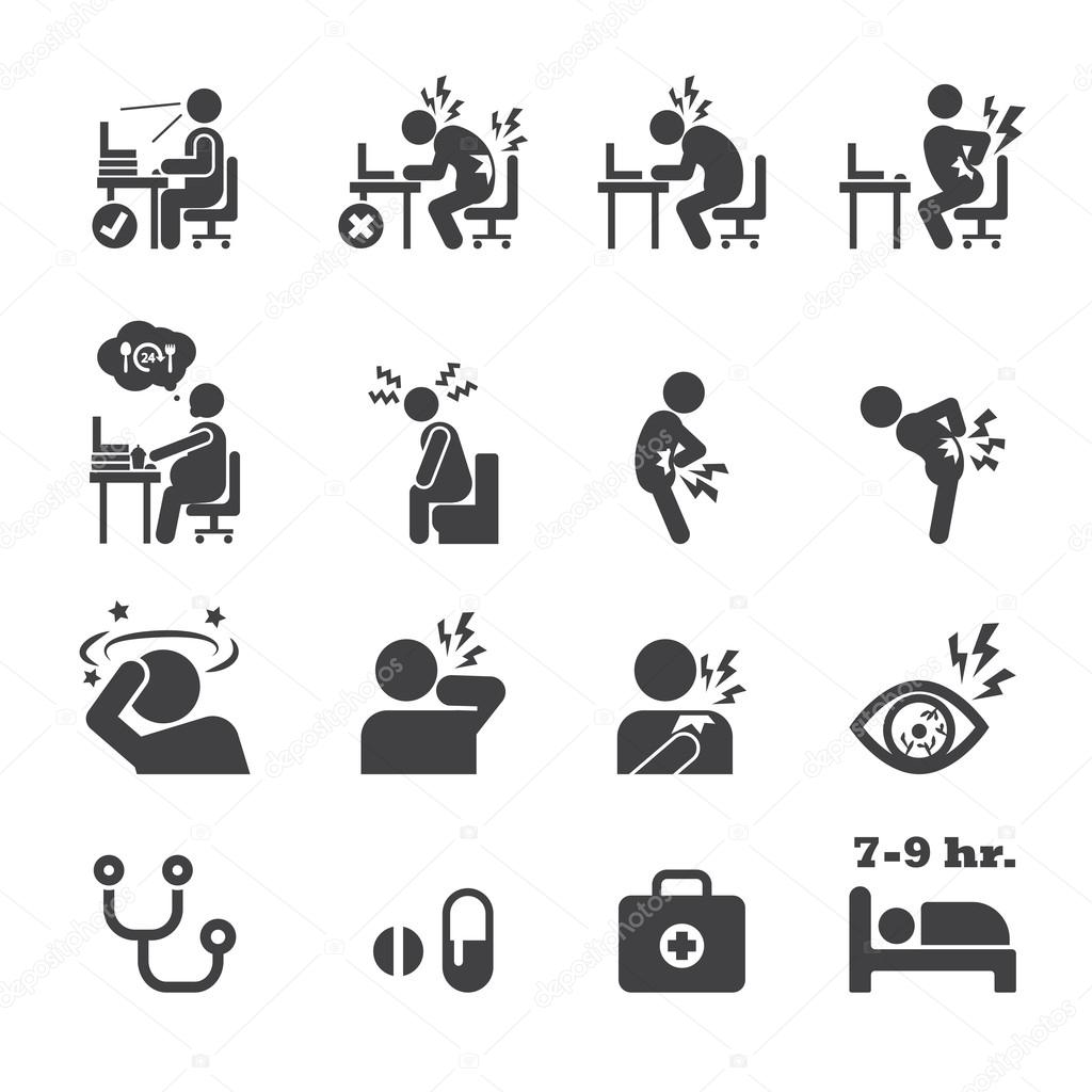 office syndrome icon