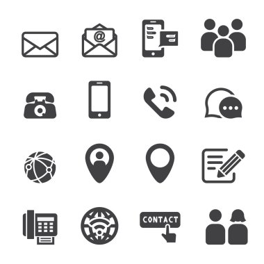 iletişim Icon set