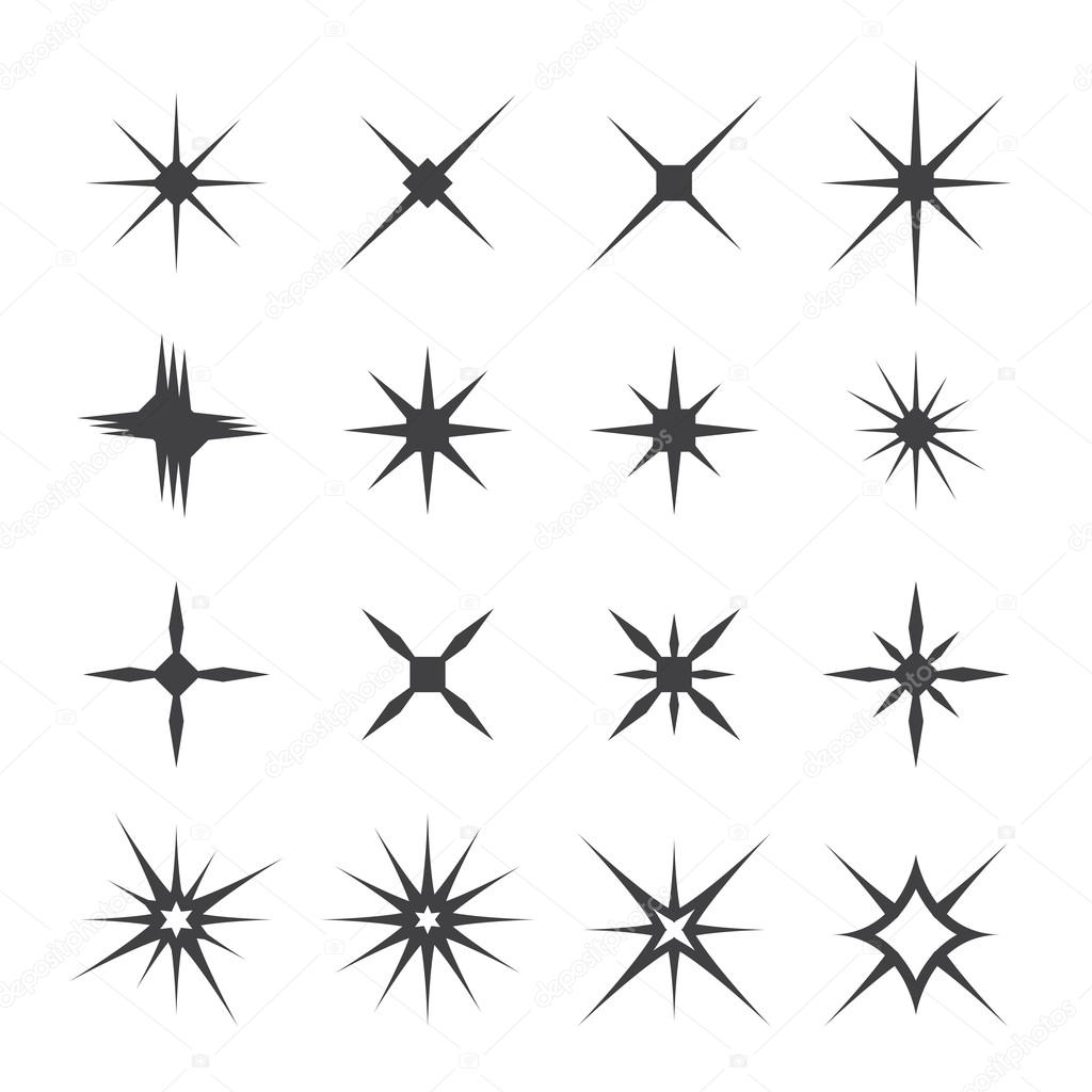 sparkles icon set