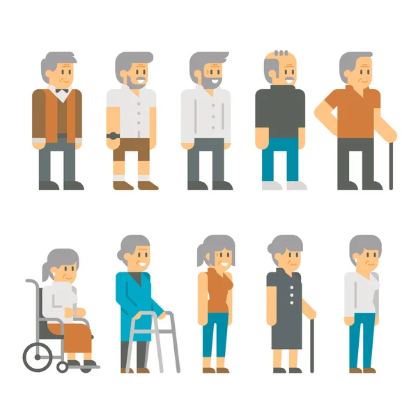 Design plat seniors — Image vectorielle