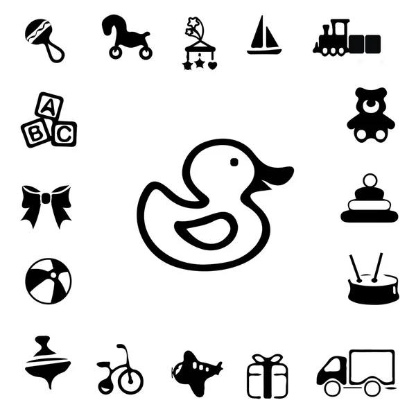 Oyuncaklar siluet simgeler