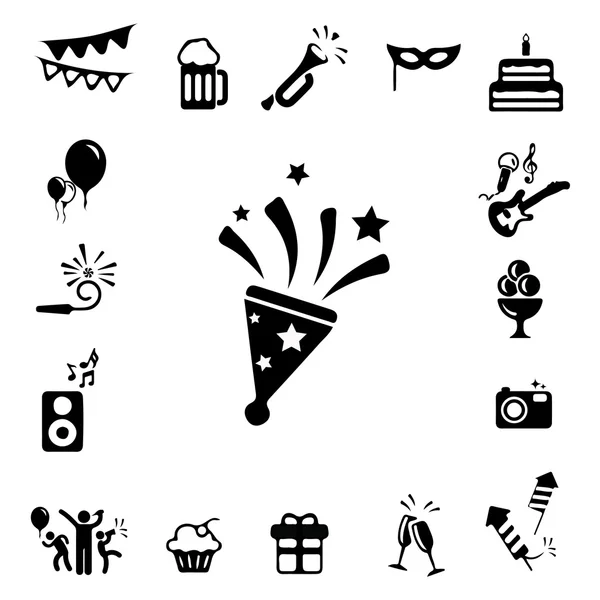 kutlama ve parti Icons set