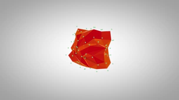 Movimiento isométrico de identidad — Vídeo de stock