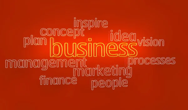 3D-Text-Businessplan — Stockfoto
