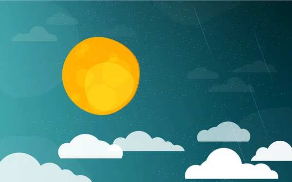 Gece çizgi film arka plan