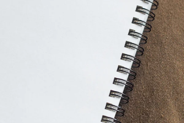 Papel de cuaderno blanco — Foto de Stock