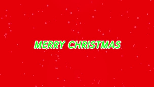 Tipo movimento Buon Natale . — Video Stock