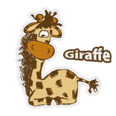 eğlenceli çizgi film zürafa