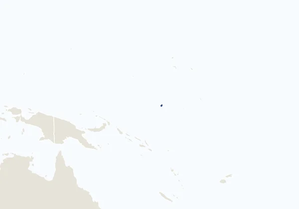 Океанія картою підкреслив Науру. — стоковий вектор