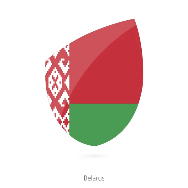 Vlajka Běloruska. Běloruská vlajka Rugby. — Stockový vektor