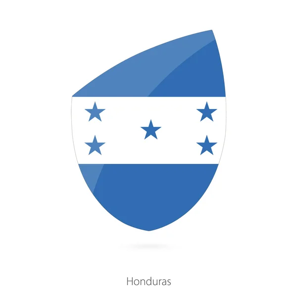 Bandera de Honduras al estilo de Rugby icon . — Archivo Imágenes Vectoriales