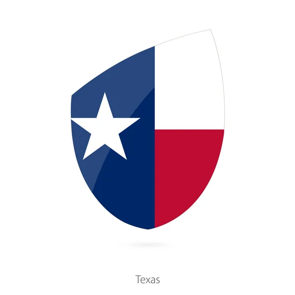 Bandera de Texas al estilo de Rugby icon . — Vector de stock