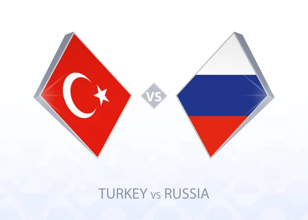 Mistrzostwa Europy Piłce Nożnej Turcja Rosja Liga Grupa — Wektor stockowy