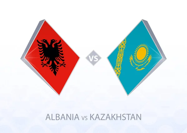 Eurocopa Albania Kazajstán Liga Grupo — Vector de stock
