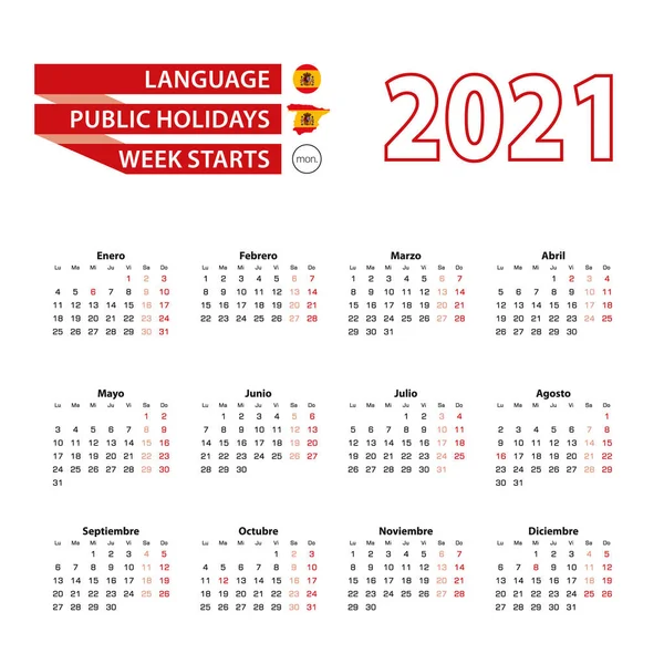 spansk kalender 2021