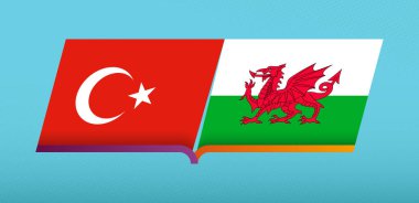 Türkiye 'nin futbol ikonu Galler' e karşı futbol müsabakasında.