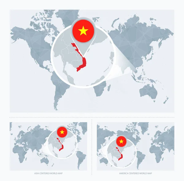 Vetores de Mapa Do Mundo Com Portugal Ampliado e mais imagens de