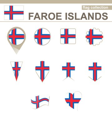 Faroe Adaları koleksiyonu bayrak