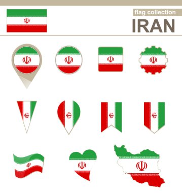 Iran bayrağı koleksiyonu