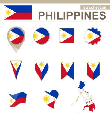 Filipinler bayrağı koleksiyonu