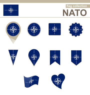 NATO Flag Collection clipart