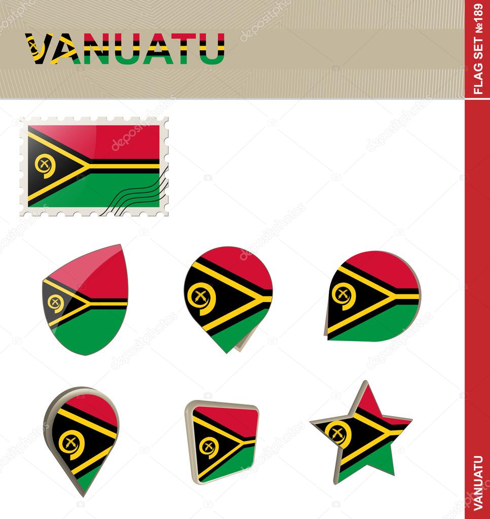 Vanuatu Flag Set, Flag Set 189