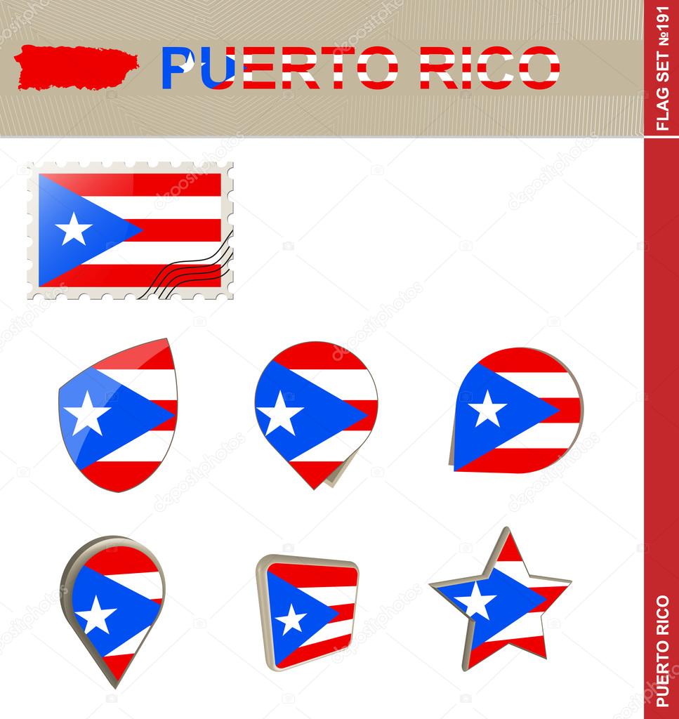 Puerto Rico Flag Set, Flag Set 191