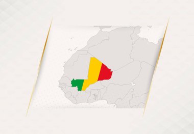 Ulusal Bayrak Renkleri Haritası.