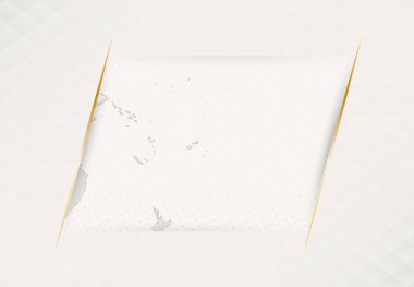 Tonga Ülke Haritası Ulusal Bayrak Renkleri.