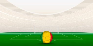 Ulusal Bayrak Futbol Topuyla Mali Futbol Stadyumu.