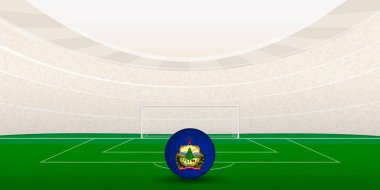 Ulusal Bayrak Futbol Toplu Vermonter Futbol Stadyumu.
