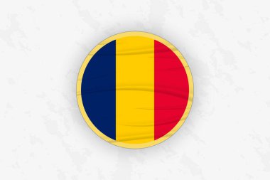 Çad Bayrak Çemberi Yapıştırması Tasarımı, Ulusal Onur Aracı.