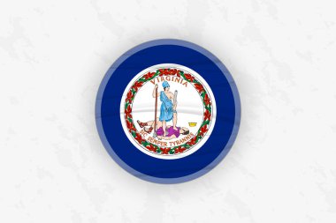 Virginia Bayrak Çemberi Yapıştırması Tasarımı, Ulusal Onur Dekorasyonu.