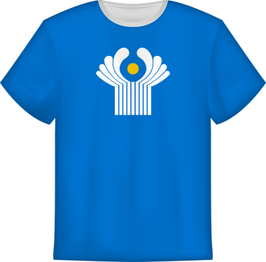 BDT 'nin bayrağını taşıyan tişört tasarımı. Tişört şablonu.