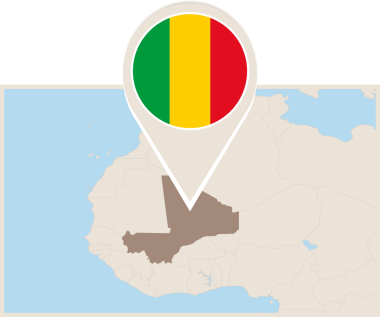 harita ve mali bayrağı.