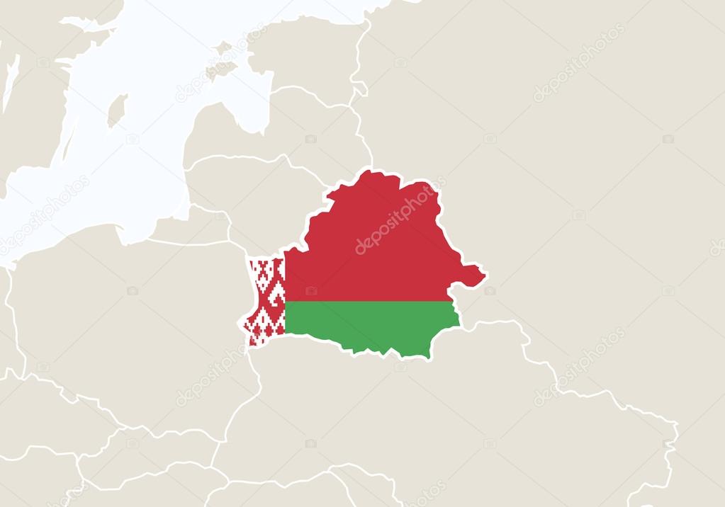 belarus location in europe