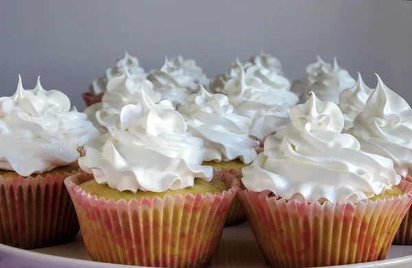 Γλυκό cupcakes με κρέμα — Φωτογραφία Αρχείου