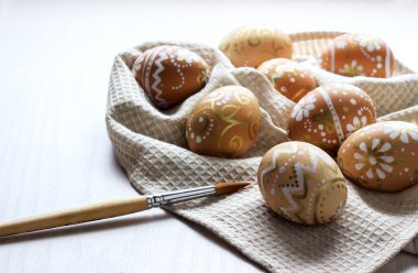 boyalı Paskalya yumurtaları