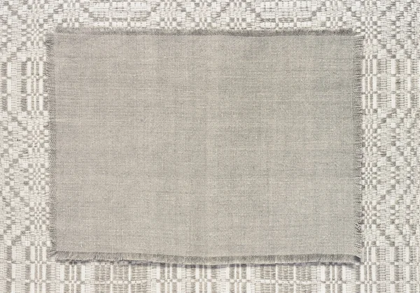 Background linen fabric with a pattern of weaving toning — Stock Photo, Image