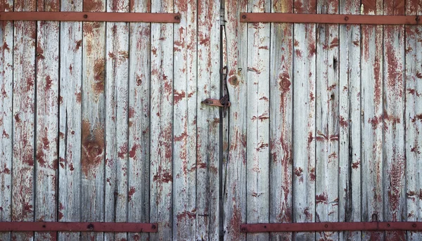 Latar belakang pintu gudang kayu lama — Stok Foto